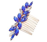 HOOTNEE Pettinino Accessori Chioma Sposa in Lega Blu per Chioma Sposa Elegante e Facile da Mettere per Creare Acconciature Splendenti Adatte a Matrimoni e Cerimonie