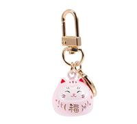 HOOTNEE Portachiavi Gatto Fortunato Accessori Per Auto Da Donna Ciondolo Maneki Neko Portachiavi Per Auto Da Donna Arredamento Dell'auto Lega Il Gatto Decorazione Della Borsa Amanti