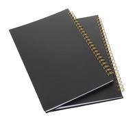HOOTNEE Quaderno Ragioneria e Libro Monitoraggio Spese 2pezzi Nero Carta Quadrettata Impermeabile 60 Fogli Uso Esterno e Vacanze