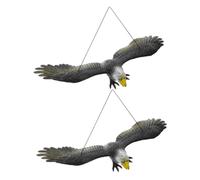 HOOTNEE Scultura Di Aquila Volante Ornamento Da Esterno Statuetta Di Animali Decorativa Per Alberi Cortili Giardini Realistica in Materiali Durevoli Fascino Selvaggio
