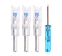 HOOTNEE Set 1 Freccia con Coda Illuminata a LED Blu per Tiro con L’Arco Ricurvo, Coda di Freccia Automatica con Batteria al Litio 60 Ore, Accessori per Caccia al Crepuscolo, Adatta Frecce