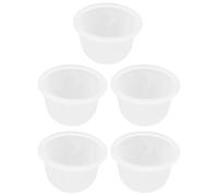 HOOTNEE Set 5 Ciotole in Silicone Trasparente per Tiralatte Elettrico Accessori Pratici e Resistenti per Allattamento Ragazzo Ragazza Compatibili e Portatili per Uso Domestico e