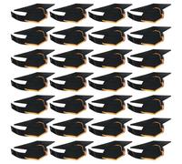 HOOTNEE Set da 72 Cappelli di Carta per Laurea Fai da Te, Berretti da Dottore Cordino Regolabile, Accessori Leggeri per Festa di Laurea e Decorazioni per Laureati