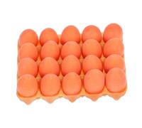 HOOTNEE Set Di Miniature Di Uova Artificiali Con Vassoio Accessori Da Cucina in Scala 1:12 Per Case Delle Bambole Giocattoli Di Finzione Decorazioni Per Feste E Fotografia