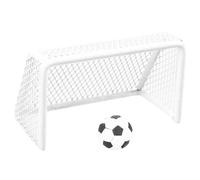HOOTNEE Set Mini Porta da Calcio e Pallone in Miniatura per Casa delle Bambole, Accessori per Mini Case, Decorazioni Calcio Miniatura Portatili e Resistenti