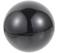 HOOTNEE Sfera Come Centrotavola in Inossidabile da Giardino Nero Superficie Specchiata Lucida, Riflettente per