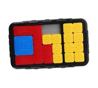 HOOTNEE Strada di Huarong consiglio di insegnamento Giochi di viaggio di compleanno giocattoli di intelligenza giocattolo educativo precoce Slide giochi puzzle plastica Nero