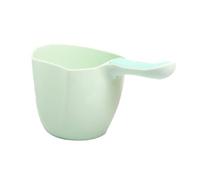 HOOTNEE Tazza da Bagno per Ragazzo Ragazza Manico, Cucchiaio da Bagno in Plastica Durevole, Paletta per Acqua per Shower Verde, Accessorio per Bagnetto e Shampoo