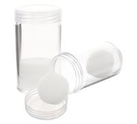 HOOTNEE Tubi per Conservazione Monetine 2 Unitá in Plastica Protezione Antiscivolo e Resistente per Raccolta Collezionisti