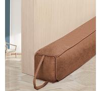 HooTown Paraspifferi per porte, paraspifferi pesanti, 107 cm, paraspifferi per porte, paraspifferi, paraspifferi, paraspifferi per porte, porte, finestre, marrone