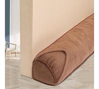 HooTown Paraspifferi pesanti per porte e finestre, 102 cm, tagliafreddo e tagliacorrente d'aria, marrone