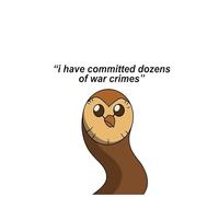 Hooty has committed war crimes Notebook: 6"x9" Wide-Ruled Journal with 110 Pages - Ideal for Note-Taking, Planning, and Everyday Writing