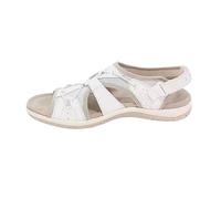 HOOUDO Sandali Bianchi Donna,Sandali Donna Zeppa,Scarpe Eleganti Comode,Scarpe Tacco Basso,Sandalo Estivo Elegante,Zeppe Estiva,Ciabatte Estive Comode,Ciabatte Estive Eleganti