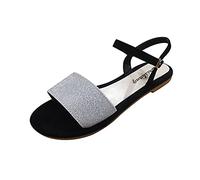 HOOUDO Sandali Comodi Donna,Sandali Zeppa Donna Estive,Sandalo Ortopedico,Sandalo Comodo,Ciabatte Infradito,Ciabatte Ortopediche,Scarpe Comode Per Camminare,Scarpe Tela