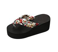 HOOUDO Sandali Con Zeppa Donna Estive,Sandali Argento Donna,Scarpe Sanitarie,Scarpe Con Tacco,Sandalo Comodo,Zeppe Estive Eleganti,Ciabatte Spugna,Ciabatte Estive Da Casa
