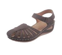 HOOUDO Sandali Infradito Donna,Sandali Ortopedici Donna,Ciabatte Estive,Ciabatte Ortopediche Estive,Scarpe Barefoot,Scarpe Comode Da Cerimonia,Estive Con Tacco Basso,Comodi Valle Verde