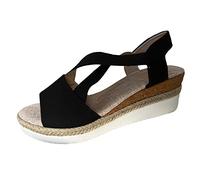 HOOUDO Sandali Sportivi Donna 36,Sandali Tacco Donna,Scarpe Da Camminata,Scarpe Eleganti,Ciabatte Mare,Ciabatte Invernali,Estive Comodi Zeppa,Estive Con Zeppa