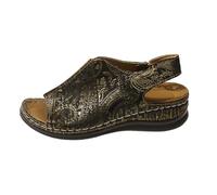 HOOUDO Sandali Tacco Donna,Sandali Chiusi Davanti Donna,Scarpe Tela,Scarpe Nere,Ciabatte Ortopediche,Ciabatte Chiuse,Estive Eleganti Argento,Gioiello Con Tacco