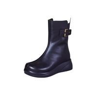 HOOUDO Stivali Donna Invernali,Stivali Donna Texani Estivi Stivaletti Estivi Traforati Tacco comodi Stivaletti Scarpe Eleganti Cerimonia Texani Scarpe