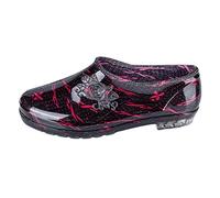 HOOUDO Stivali Donna Stivali Estivi Stivaletto Estivo Gomma Hunter Bassi Scarpe Trekking Impermeabili Scarpe da Trekking Impermeabili