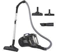 Hoover Aspirapolvere a traino senza sacco potente e compatto HP1 per tappeti, pavimenti duri e delicati, Leggero e con filo, Contenitore 2L, Spazzola Parquet, Raggio d'azione 7,5 m [HPZ107HM]