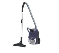 Hoover Brave BV61PET, Aspirapolvere a slitta con borsa, potente 700 W, grande capacità 2,3 l + scarico senza contatto, tubo estensibile e raggio d'azione 7,5 m, silenzioso, compatto + spazzola