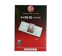 HOOVER Conf. 4 Sacchetti Bidone Aspirapolvere H66 Dinamis 35600852 ORIGINALI