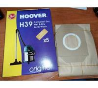 HOOVER CONFEZIONE DA 5 SACCHETTI PER BIDONE WET & DRY - JET & WASH - COMPACT DRY