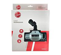 Hoover G187 Spazzola Tappeti e Pavimenti - Argento/Nero | Bocchetta originale per tutte le superfici, anti-graffio, scorrimento facile, pedale tappeti/pavimenti, snodo orientabile