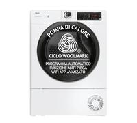 Hoover H-DRY 350 Asciugatrice 9 Kg, Pompa di Calore, Libera Installazione, 85 x 60 x 58,5 cm (AxLxP), Classe D, Controllo Wi-Fi + BLE, App hOn, 16 Programmi, Bianca - HR EH9N2TBE-S