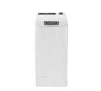 Hoover H-WASH 500 Lavatrice 8 Kg, Libera Installazione, Carica dall'Alto, Classe B, 1400 Giri, App hOn, Intelligenza Artificiale, Vapore, AxLxP 86x41x60 cm, Bianca - THOS486TM4-S