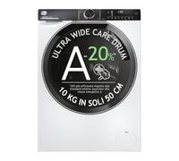 HOOVER H7W 610MBC8-S LAVATRICE, Caricamento frontale, 10 kg, 16 programmi, Profondità 57 cm, White, livello rumorosità centrifuga 74 dB(A), Classe A