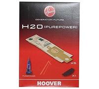 Hoover H20 Sacchetti Battitappeto Originali, Carta Anti-Odore - Set 5+1 | Extra filtranti, compatibili con Hoover Pure Power, filtro incluso, blocca odori, installazione rapida