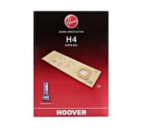 Hoover H4 Sacchetti per Battitappeto, Originali, in Carta, Anti-Odore, Extra Filtranti, Compatibili con Battitappeto Hoover Turbopower 1, 4 Pezzi