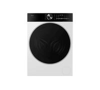 HOOVER H5W 49SBL10UH-S LAVATRICE SLIM, Caricamento frontale, 9 kg, 15 programmi, Profondità 50,5 cm, Giri 1400 rpm, Bianco, Nero, livello rumorosità centrifuga 72 dB(A