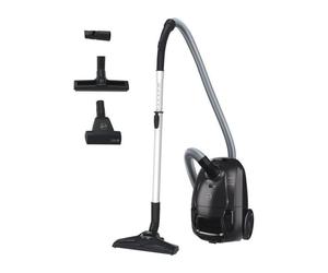 HOOVER HE1 - Aspiratore a tanica compatto e potente con sacchetto - Grande capacità di 2,5 l - Elevate prestazioni su pavimenti duri e moquette - Nouvo