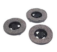 Hoover Z16 Spazzola Feltro per Lucidatrice, Accessorio e Ricambio Originale, in Plastica, Nero, Compatibile con Lucidatrice Hoover, 3 Pezzi