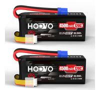 HOOVO 6S Lipo Batteria 22.2V 4500mAh 120C RC Batteria SoftCase con Spina EC5 per RC Auto Buggy Elicottero Aereo Da Corsa Drone