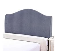 Hoowarm Copritestata del Letto Matrimoniale Imbottito beige,Copri Testata Letto Matrimoniale/Singolo Elastica Universale Copertura per Testiera per Letto, Protezione Elastica A Tinta Unita