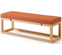 Hoowarm Cuscino Panchina Esterno/Interno 5cm Spesso Cuscino per panca 2 o 3 posti, 80x40/100x40/120x40/150x40 Cuscino per panca per Panche da Giardino Balcone Loft Altalena Patio(K,110x35x5cm)