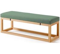 Hoowarm Cuscino Panchina Esterno/Interno 5cm Spesso Cuscino per panca 2 o 3 posti, 80x40/100x40/120x40/150x40 Cuscino per panca per Panche da Giardino Balcone Loft Altalena Patio(I,90x30x5cm)