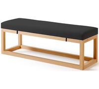 Hoowarm Cuscino Panchina Esterno/Interno 5cm Spesso Cuscino per panca 2 o 3 posti, 80x40/100x40/120x40/150x40 Cuscino per panca per Panche da Giardino Balcone Loft Altalena Patio(A,70x45x5cm)