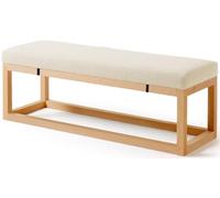 Hoowarm Cuscino Panchina Esterno/Interno 5cm Spesso Cuscino per panca 2 o 3 posti, 80x40/100x40/120x40/150x40 Cuscino per panca per Panche da Giardino Balcone Loft Altalena Patio(B,80x35x5cm)