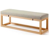 Hoowarm Cuscino Panchina Esterno/Interno 5cm Spesso Cuscino per panca 2 o 3 posti, 80x40/100x40/120x40/150x40 Cuscino per panca per Panche da Giardino Balcone Loft Altalena Patio(E,120x35x5cm)