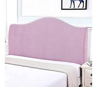 Hoowarm Elastica Copritestata del Letto Matrimoniale Imbottito Beige,Copri Testata Letto Matrimoniale/Singolo Universale Copertura per Testiera per Letto, Protezione Elastica A Tinta Unita