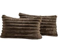Hoowarm Federe Cuscini Divano 50x50 45x45 Set da 2 Copricuscini per Divani, Copri Cuscini Letto Copricuscino 30x50 Decorative Copertine Cuscino Morbido Velluto A Coste Lavatrice(A4,35x35cm(Set of 2))