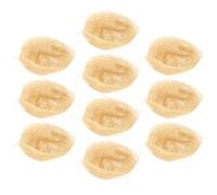 HOOWIFFY 10 Pezzi Nido per Uccelli Artificiale in Materiale Sintetico Khaki, Decorazione Rustica per Giardino e Pasqua, Rifugio e Riposo per Uccelli, Ornamento Unico e Semplice