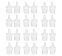 HOOWIFFY 100 Pezzi Punte per Applicatori di Colla in Plastica, Tappi per Bottiglie di Colla, Punte di Precisione per Estensione Ciglia, Accessori per Dispenser di Adesivi, per Uso