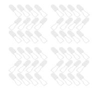 HOOWIFFY 100 Pezzi Sigilli di Sicurezza Antimanomissione in Pp Bianco con Chiusura Integrata per Logistica e Sample Tagging, Resistenti e Facili da Applicare