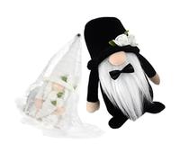 HOOWIFFY 2 Pezzi Decorazioni Matrimonio Gnomi Faceless e Cotone Pp, Addobbi Tavolo per Sposa e Sposo, Ornamenti Carini per Tavolino Camera da Letto